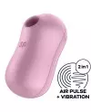 SATISFYER COTTON CANDY ESTIMULADOR Y VIBRADOR LILA