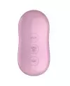 SATISFYER COTTON CANDY ESTIMULADOR Y VIBRADOR LILA