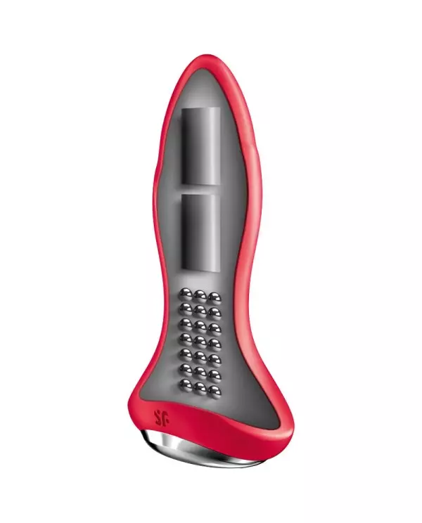 SATISFYER ROTATOR PLUG 1 PLUG VIBRADOR APP ROJO