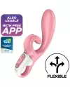 SATISFYER HUG ME VIBRADOR RABBIT APP ROSA