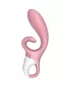 SATISFYER HUG ME VIBRADOR RABBIT APP ROSA