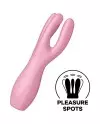 SATISFYER THREESOME 3 VIBRADOR ROSA