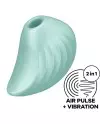 SATISFYER PEARL DIVER ESTIMULADOR Y VIBRADOR VERDE