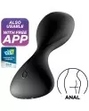 SATISFYER TRENDSETTER PLUG VIBRADOR APP NEGRO