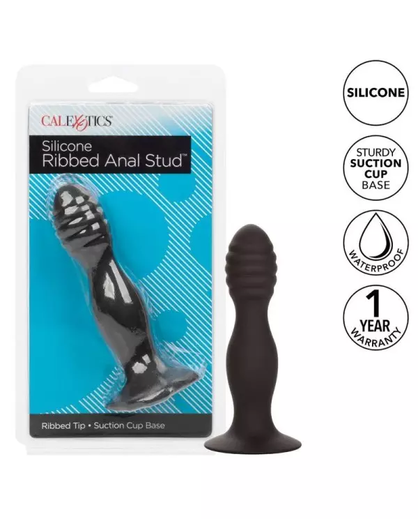 CALIFORNIA EXOTICS RIBBED ANAL STUD