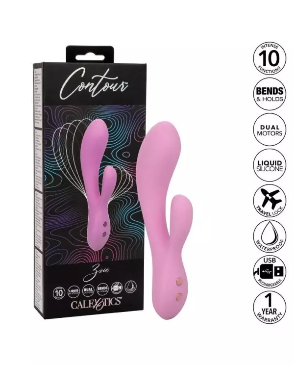 CALIFORNIA EXOTICS CONTOUR ZOIE ROSA