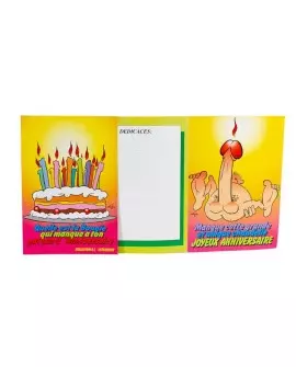 FEMARVI CARTE JOYEUX ANNIVERSAIRE - FR