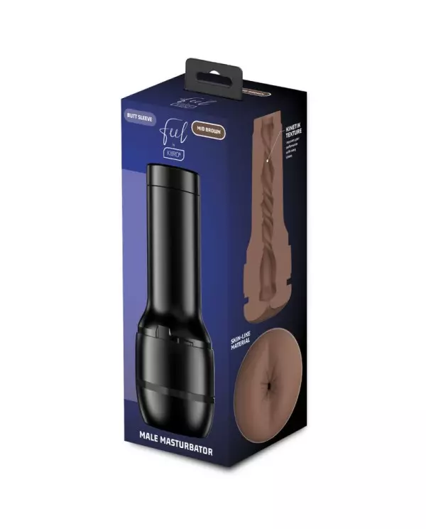 KIIROO FEEL STROKER GENERIC BUTT MASTURBADOR MID BROWN