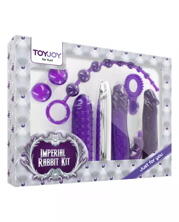 TOYJOY IMPERIAL RABBIT KIT MORADO