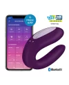 SATISFYER DOUBLE JOY CON APP MORADO