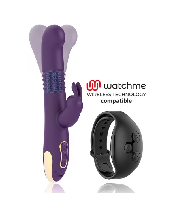 TREASURE BASTIAN RABBIT UP DOWN ROTATOR VIBRATOR COMPATIBLE CON WATCHME WIRELESS TECHNOLOGY