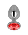 OHMAMA PLUG ANAL CON CRISTAL ROJO 7 CM