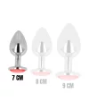 OHMAMA PLUG ANAL CON CRISTAL ROJO 7 CM