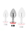 OHMAMA PLUG ANAL CON CRISTAL ROJO 8 CM