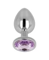 OHMAMA PLUG ANAL CON CRISTAL VIOLETA 9 CM