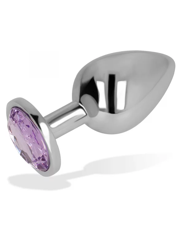 OHMAMA PLUG ANAL CON CRISTAL VIOLETA 9 CM