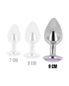 OHMAMA PLUG ANAL CON CRISTAL VIOLETA 9 CM