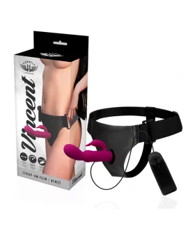 HARNESS ATTRACTION ÁRNES VIBRADOR RABBIT VINCENT 15 X 4CM