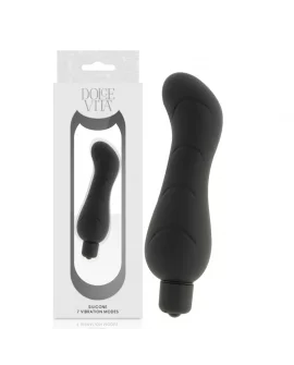 DOLCE VITA G-SPOT VIBRADOR SILICONA NEGRO