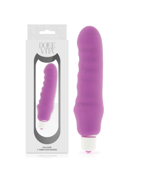 DOLCE VITA GENIUS VIBRADOR SILICONA LILA