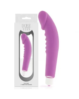 DOLCE VITA REALISTIC PLEASURE VIBRADOR SILICONA LILA