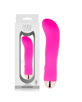 DOLCE VITA VIBRADOR RECARGABLE TWO ROSA 7 VELOCIDADES