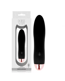 DOLCE VITA VIBRADOR RECARGABLE FOUR NEGRO 7 VELOCIDADES