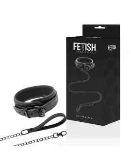 FETISH SUBMISSIVE COLLAR CON CADENA