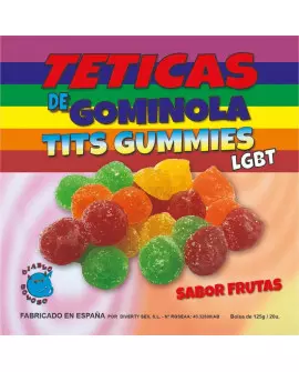 DIABLO GOLOSO - TETICAS DE GOMINOLA AZUCAR SURTIDAS LGTB /es/pt/en/fr/it/