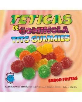 DIABLO GOLOSO - TETICAS DE GOMINOLA SURTIDAS AZUCAR /es/pt/en/fr/it/