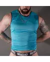 MACHO CAMISETA AZUL S M