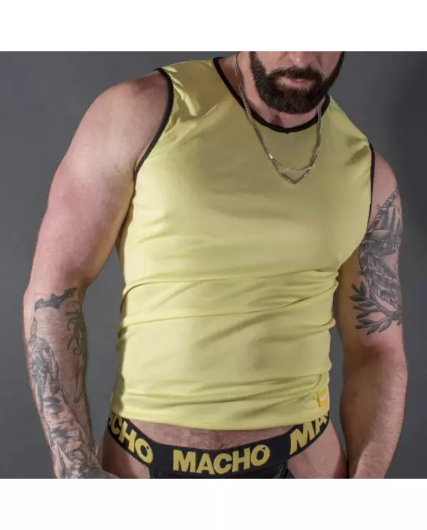 MACHO CAMISETA AMARILLO S M