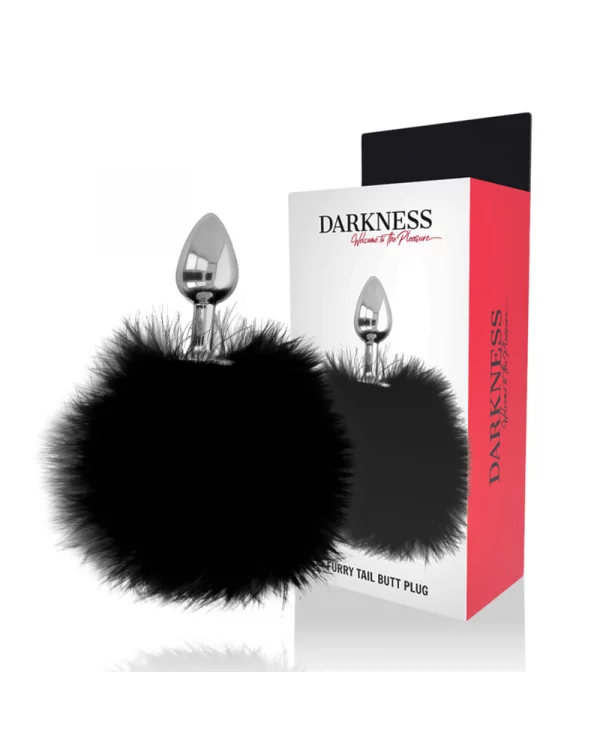 DARKNESS EXTRA BUTTPLUG ANAL CON COLA NEGRO 7CM