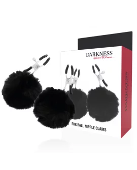 DARKNESS PINZAS PARA PEZONES CON POMPONES