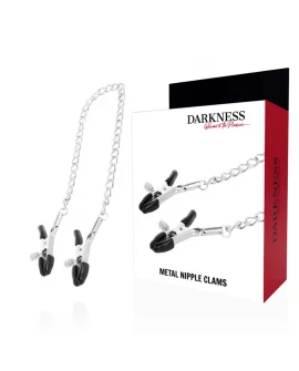 DARKNESS PINZAS AJUSTABLES PARA PEZONES METAL