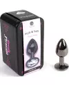 SECRET PLAY GUNMETAL BUTT PLUG TALLA S 7 CM