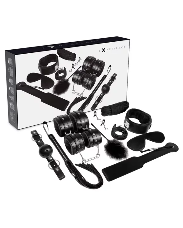 EXPERIENCE BDSM FETISH KIT SERIE BLACK