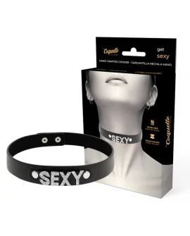 COQUETTE CHIC DESIRE CHOKER CUERO VEGANO - SEXY