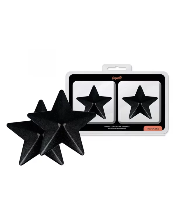 COQUETTE CHIC DESIRE CUBRE PEZONES ESTRELLAS NEGRAS