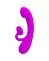 PRETTY LOVE VIBRADOR Y SUCCIONADOR DE CLITORIS SILICONA MORADO