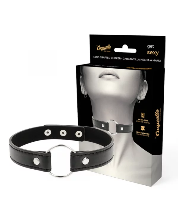 COQUETTE CHIC DESIRE COLLAR CUERO VEGANO ACCESORIO WOMAN