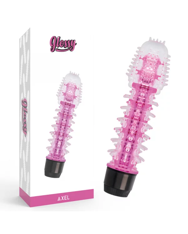 GLOSSY AXEL VIBRADOR ROSA