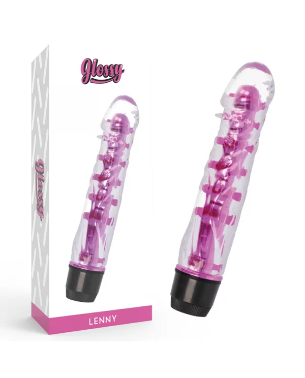 GLOSSY LENNY VIBRADOR ROSA