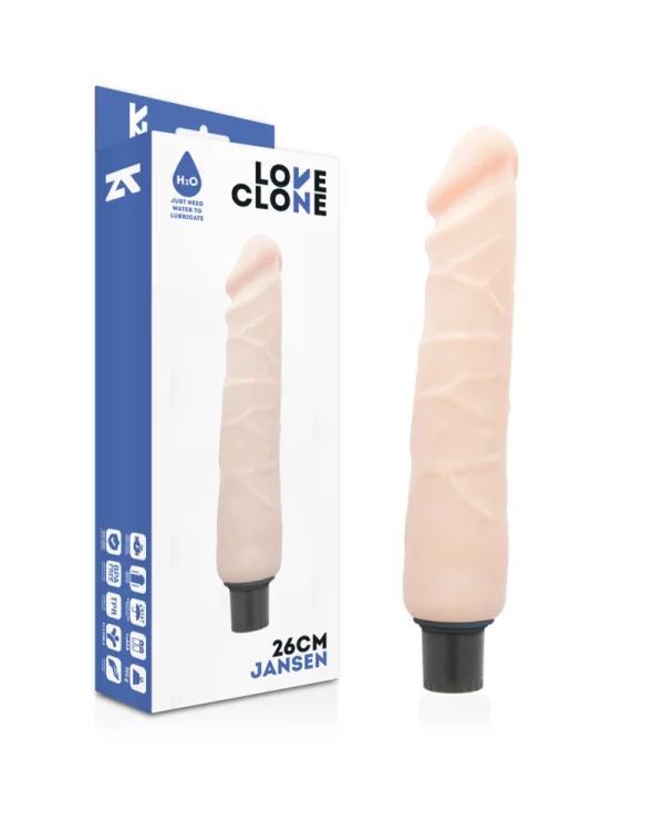 LOVECLONE JANSEN SELF LUBRICATION VIBRADOR 26CM