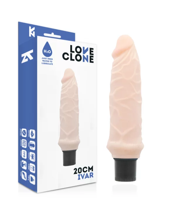 LOVECLONE IVAR SELF LUBRICATION VIBRADOR 20CM