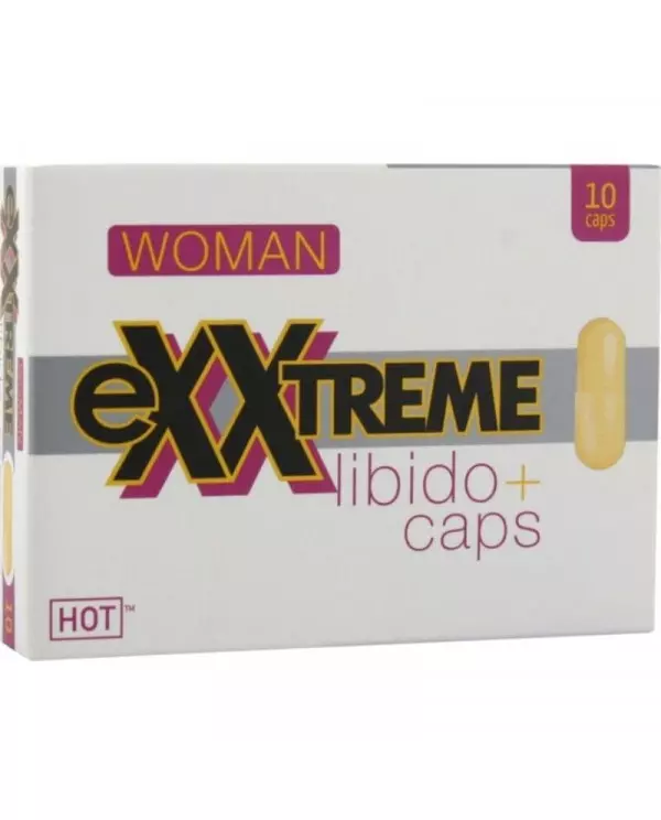 HOT EXXTREME CaPSULAS AUMENTO LiBIDO MUJER 10 CPS