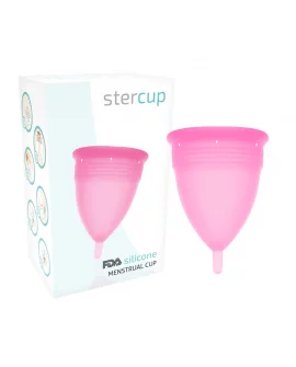 STERCUP COPA MENSTRUAL FDA SILICONE TALLA L ROSA