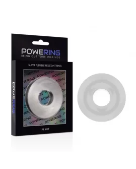 POWERING SUPER FLEXIBLE Y RESISTENTE ANILLO PENE 4.5CM CLEAR