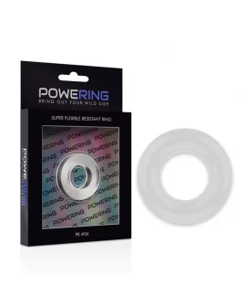 POWERING SUPER FLEXIBLE Y RESISTENTE ANILLO PENE 3.8CM PR04 CLEAR