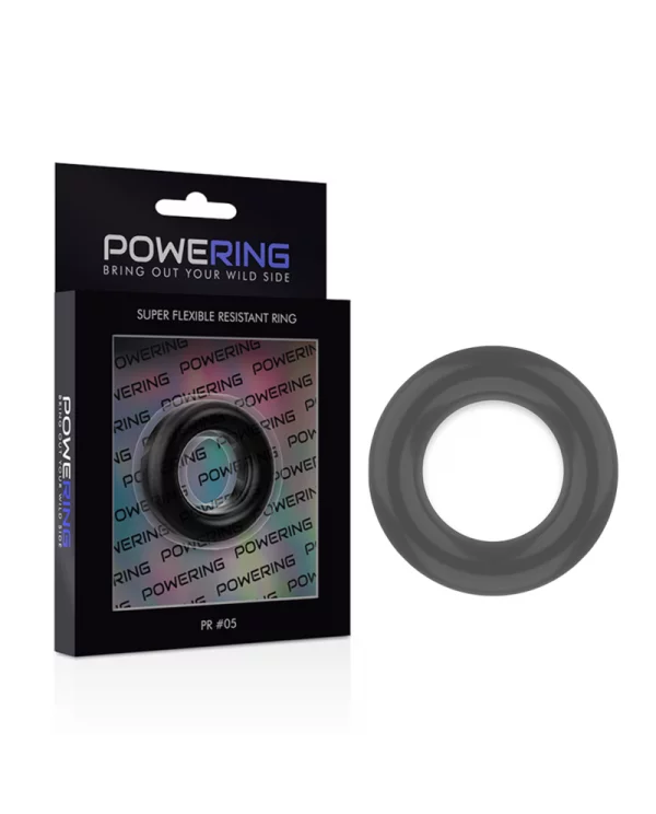 POWERING SUPER FLEXIBLE Y RESISTENTE ANILLO PENE 48CM PR05 NEGRO